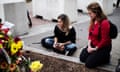 Aftermath of terror attack, New York, USA - 03 Nov 2017<br>Mandatory Credit: Photo by Xinhua/REX/Shutterstock (9188724a) People mourn victims of the terrorist attack in lower Manhattan in New York, the United States, on Nov. 3, 2017. Aftermath of terror attack, New York, USA - 03 Nov 2017 Eight people were killed and a dozen more injured after a truck plowed into pedestrians near the World Trade Center in New York City on Tuesday.