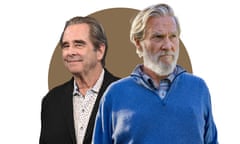 Composite of photos of Beau and Jeff Bridges