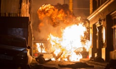 2016, LONDON HAS FALLEN<br>EXPLOSION SCENE 
Film 'LONDON HAS FALLEN' (2016) 
Directed By BABAK NAJAFI 
01 March 2016 
SAP62636 
Allstar/MILLENNIUM FILMS 
 
(UK/USA/BG 2016) 
 
**WARNING**
This Photograph is for editorial use only and is the copyright of MILLENNIUM FILMS
 and/or the Photographer assigned by the Film or Production Company & can only be reproduced by publications in conjunction with the promotion of the above Film.
A Mandatory Credit To MILLENNIUM FILMS is required.
The Photographer should also be credited when known.
No commercial use can be granted without written authority from the Film Company.