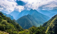 View of the Inca Trail, Peru