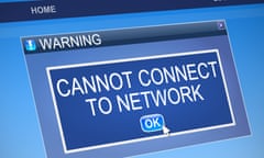 screenshot "cannot connect to network"