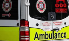 A general view of an ambulance in Brisbane