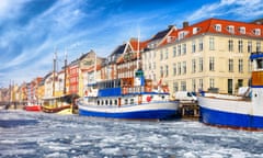 Nyhavn and Winter<br>Sunny winter day in winter, Nyhavn, Copenhagen, Denmark