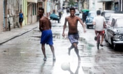 Playing in the streets of Centro Havana