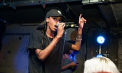 Angel Haze Performs At The Laundry In London<br>LONDON, ENGLAND - JANUARY 16:  Angel Haze performs live at The Laundry on January 16, 2016 in London, England.  (Photo by Gaelle Beri/Redferns)