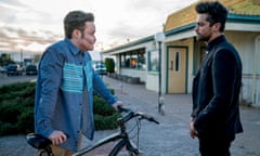 Ian Colletti as Arseface and Dominic Cooper as Jesse Custer.