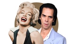 Composite image of Marilyn Monroe and Nick Cave