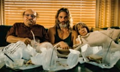 Danny DeVito, Chris Pine and Annette Bening in Poolman.