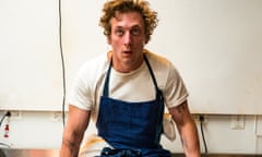 Jeremy Allen White as Carmy in The Bear.