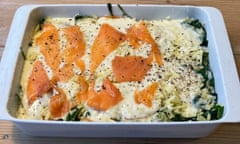 Tim Dowling’s trout lasagne