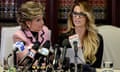 Jessica Drake speaks to reporters about allegations of sexual misconduct against Donald Trump, alongside lawyer Gloria Allred in Los Angeles on 22 October 2016.