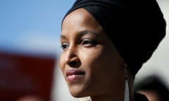 Rep. Omar tears up as she speaks about Trump administration policies towards Muslim immigrants at a news conference outside the U.S. Capitol in Washington<br>Tears form under the eyes of Rep. Ilhan Omar (D-MN) as she speaks about Trump administration policies towards Muslim immigrants and her own immigrant background as a young girl at a news conference by members of the U.S. Congress “to announce legislation to repeal President Trump’s existing executive order blocking travel from majority Muslim countries” outside the U.S. Capitol in Washington, U.S., April 10, 2019. REUTERS/Jim Bourg