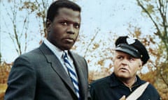 Sidney Poitier and Rod Steiger in In the Heat of the Night.
