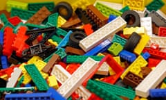 A jumble of Lego bricks