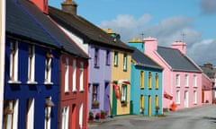 The picturesque village of Eyeries on the Beara Peninsula in West Cork.<br>GEXRW4 The picturesque village of Eyeries on the Beara Peninsula in West Cork.