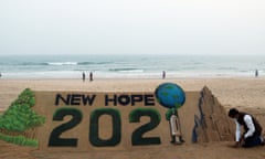 Sand sculpture: new hope for 2021