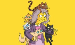 Crazy Cat Lady from The Simpsons