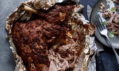 Slow-cooked Moorish spiced lamb shoulder with buttermilk and coriander