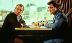 Robert De Niro and Ray Liotta sitting at a table in a diner