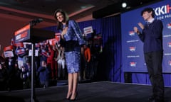 New Hampshire presidential primary election<br>Republican presidential candidate and former U.S. Ambassador to the United Nations Nikki Haley's son Nalin Haley joins her as she attends her New Hampshire presidential primary election night rally, in Concord, New Hampshire, U.S., January 23, 2024. REUTERS/Brian Snyder