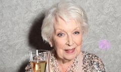 Cheers … June Whitfield at the Ab Fab film launch in 2016. 
