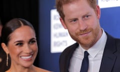 The Duke and Duchess of Sussex, Harry and Meghan, attend the 2022 Robert F. Kennedy Human Rights Ripple of Hope Award Gala in New York City. REUTERS/Andrew Kelly/File Photo