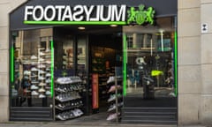 Entrance to a Footasylum shop