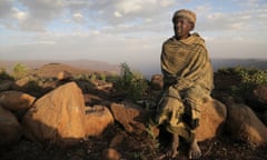 Elderly farmer portrait, Ethiopia.