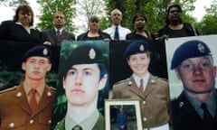 Relatives of the soldiers who died at the controversial Deepcut barracks.