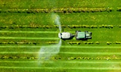 Pesticides in use in Margaret River, Western Australia. Australia continues to allow the use of pesticides that have been banned in other countries, like paraquat, atrazine and fiprinol.