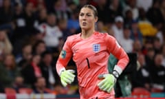 Mary Earps playing for England at the World Cup