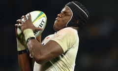 Maro Itoje, the England second-row, v Australia in second Test