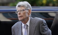 Stephen King<br>FILE - Author Stephen King arrives at federal court before testifying for the Department of Justice as it bids to block the proposed merger of two of the world's biggest publishers, Penguin Random House and Simon &amp; Schuster, Aug. 2, 2022, in Washington. Through the first week of trial, top publishing executives at Penguin Random House, Simon &amp; Schuster and elsewhere, along with agents and such authors as Stephen King have shared opinions, relived disappointments and revealed numbers they otherwise would have preferred to discuss privately or confide on background with reporters. (AP Photo/Patrick Semansky, File)