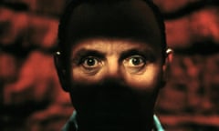 Anthony Hopkins as Hannibal Lecter in Jonathan Demme’s 1991 film of The Silence of the Lambs.