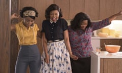 Janelle Monae, Taraji P Henson and Octavia Spencer in Hidden Figures.