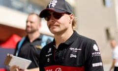 Alfa Romeo driver Valtteri Bottas at the Abu Dhabi Grand Prix.