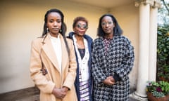 Paul Rusesabagina's daughters, left to right, Carine Kanimba, Lys Rusesabagina and Anaise Kanimba. ‘They would smear him. This is completely personal. They accused him of being the leader of attacks,’ says Anaise, who briefed the House of Lords on her father’s case.