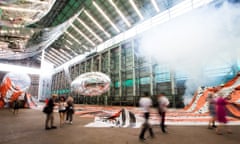 The Turbine Hall at Cockatoo Island or ‘the Embassy of the Real’, one of the venues of the 20th Biennale of Sydney