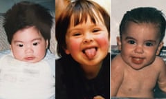 Composite of Alan, Isabel and Nick when they were children.