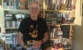 ‘I like to have a physical product’ … Dave Sayer with his CD collection.
