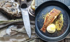 Roy Brett's oyster knife and red mullet
