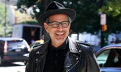 Jeff Goldblum keeps it cool in biker jacket as he steps out with make-up free wife Emilie Livingston<br>NO JUST JARED USAGE<br> Jeff Goldblum keeps it cool in biker jacket as he steps out with make-up free wife Emilie Livingston <p> Pictured: Jeff Goldblum <b>Ref: SPL1301625 130616 </b><br> Picture by: Splash News<br> </p><p> <b>Splash News and Pictures</b><br> Los Angeles: 310-821-2666<br> New York: 212-619-2666<br> London: 870-934-2666<br> photodesk@splashnews.com<br> </p>