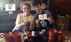 Marie Mutsuki Mockett, right, and her mother in Morioka, Iwate Prefecture, Japan.