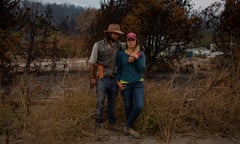 Cole and Verónica Mazariegos-Anastassiou on Cascade Ranch.