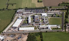Aerial view of HM Prison Long Lartin, Worcestershire.