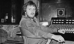 Martin Birch working with Rainbow in April 1976.