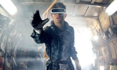 Tye Sheridan as Wade Watts in Ready Player One, directed by Steven Spielberg.