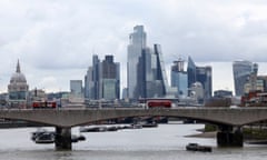 City of London financial district.