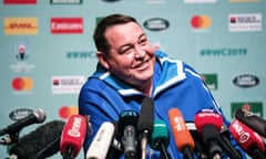 New Zealand All Blacks Press Conference, Conrad Hotel, Tokyo, Japan - 24 Oct 2019<br>Mandatory Credit: Photo by Photosport/INPHO/REX/Shutterstock (10455058j) Head Coach Steve Hansen New Zealand All Blacks Press Conference, Conrad Hotel, Tokyo, Japan - 24 Oct 2019