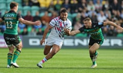 Charles Piutau, pictured in action against Northampton